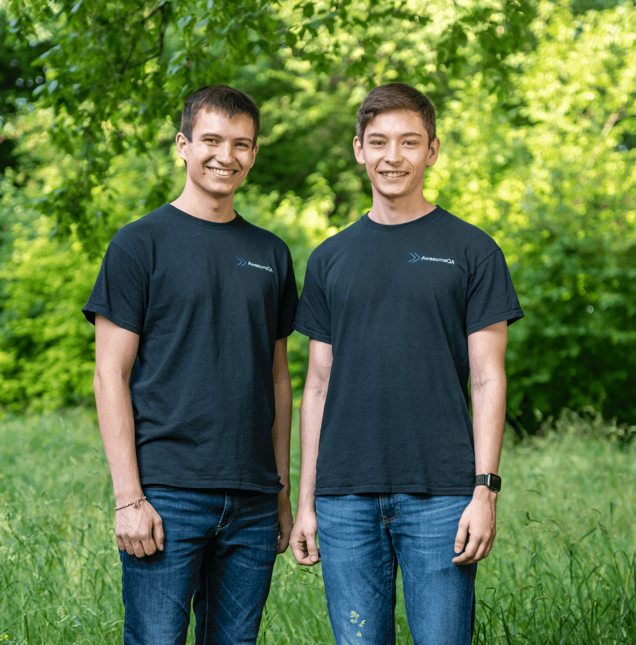 Pluno founders Alex and Korbi