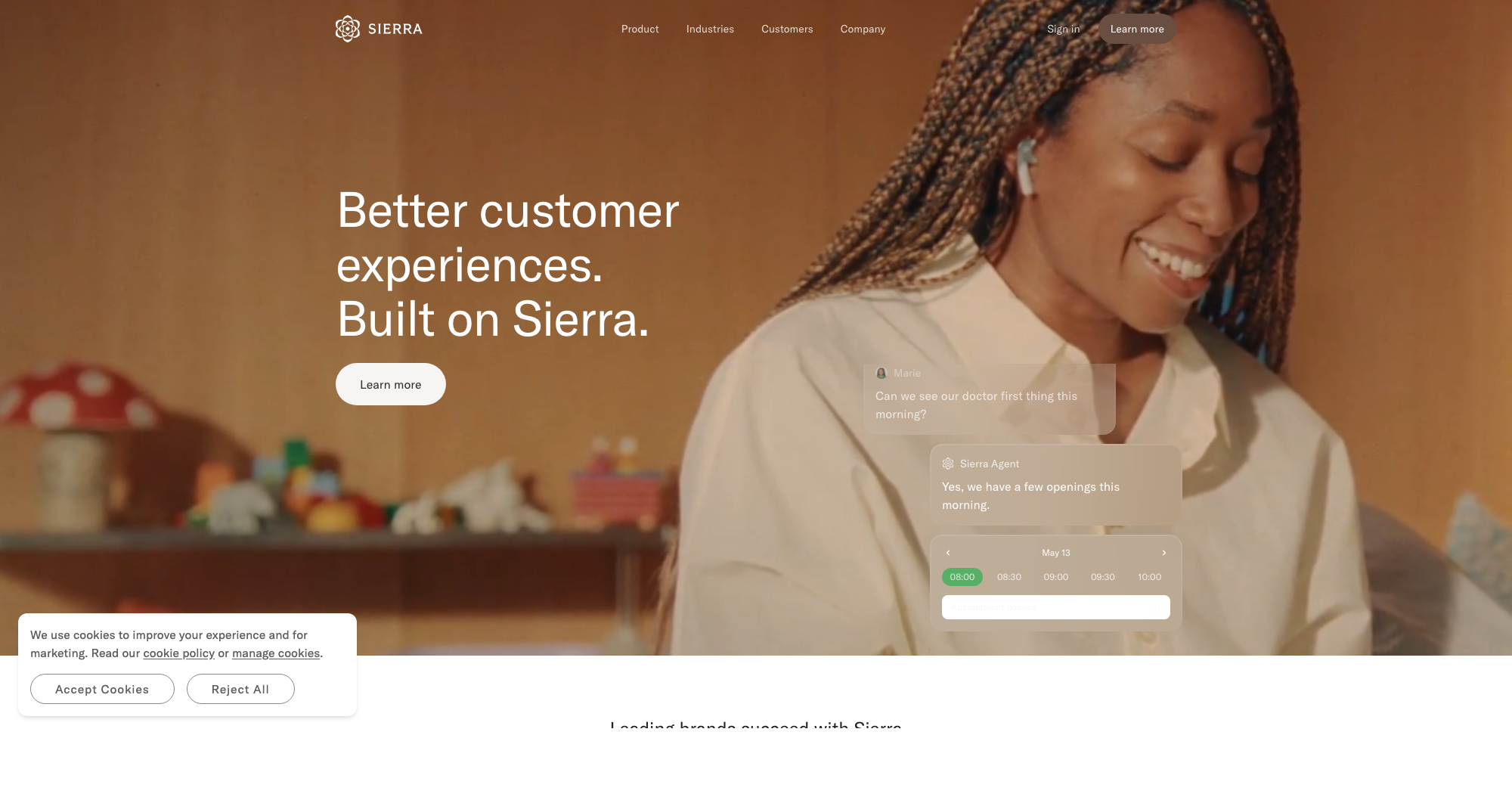 Sierra homepage — better customer experiences, built on Sierra