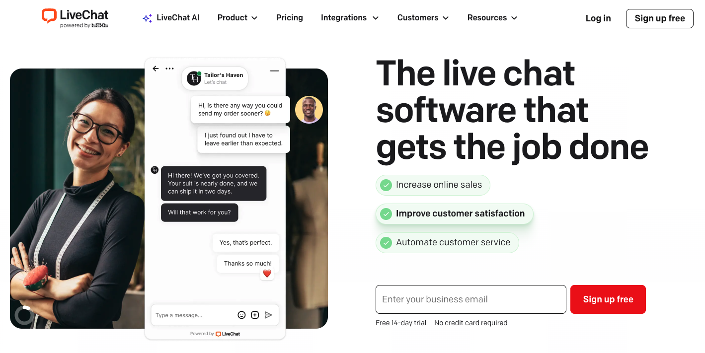 Zendesk chat alternatives Live Chat