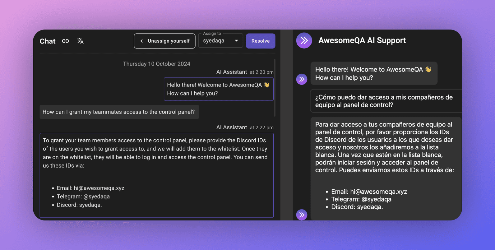 A New Level of Multilingual Support