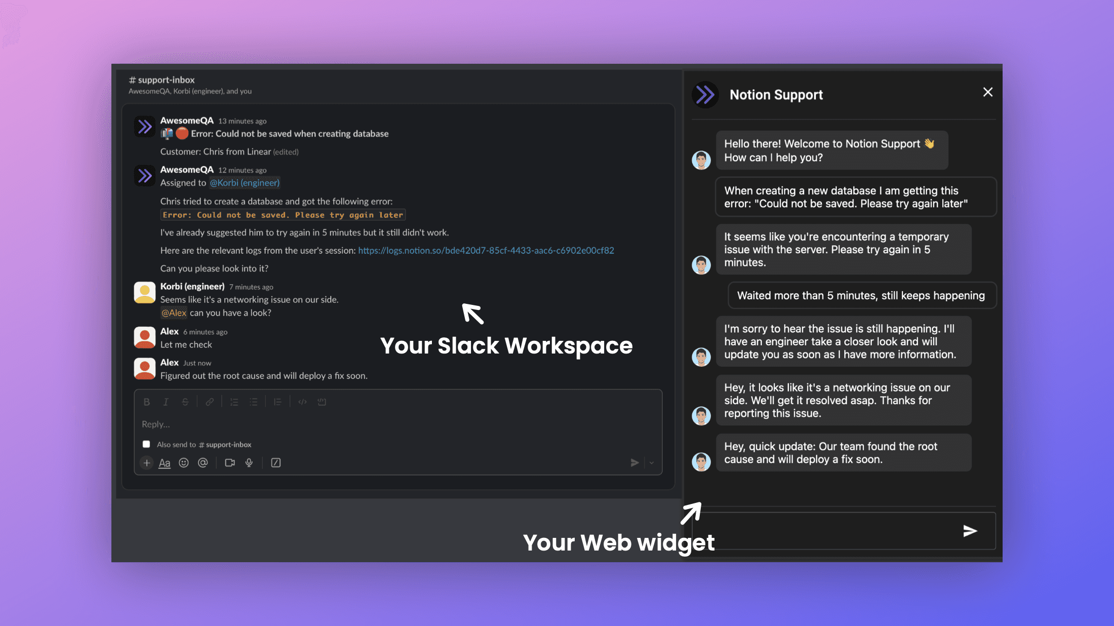 Now Supporting Slack for Customer Support!