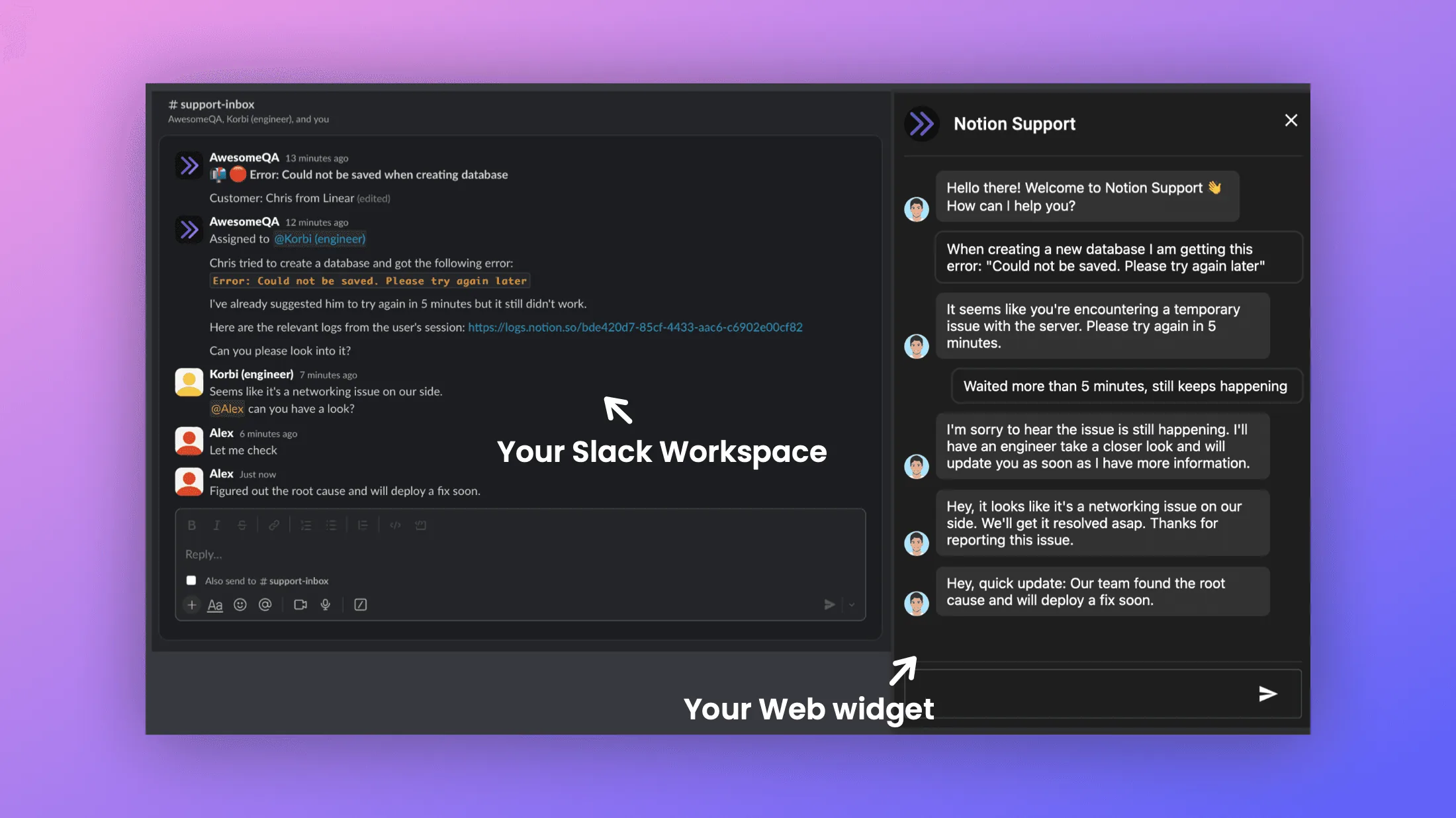 Now Supporting Slack for Customer Support!