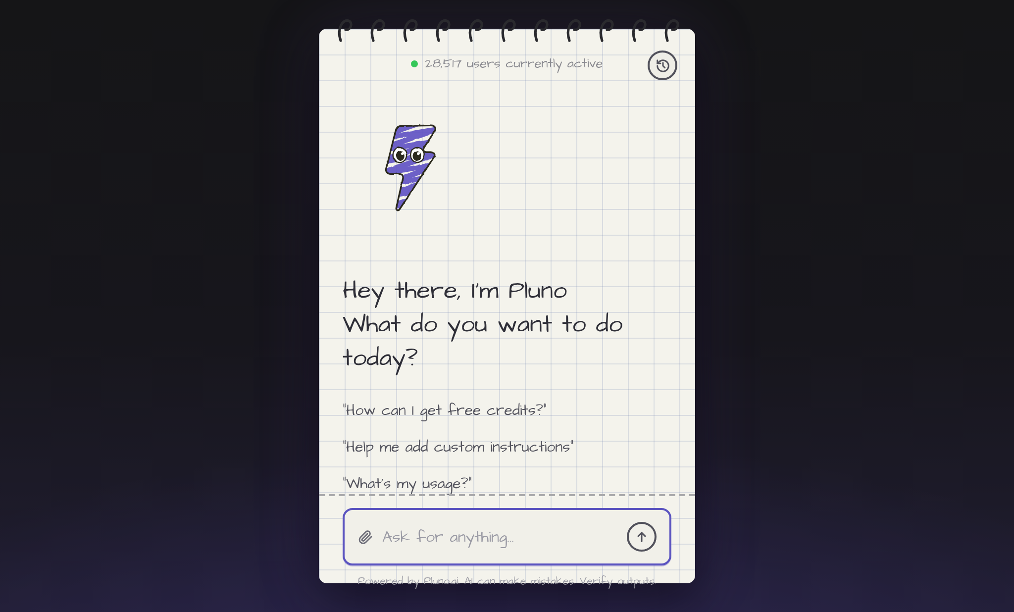 Meet Pluno for your browser