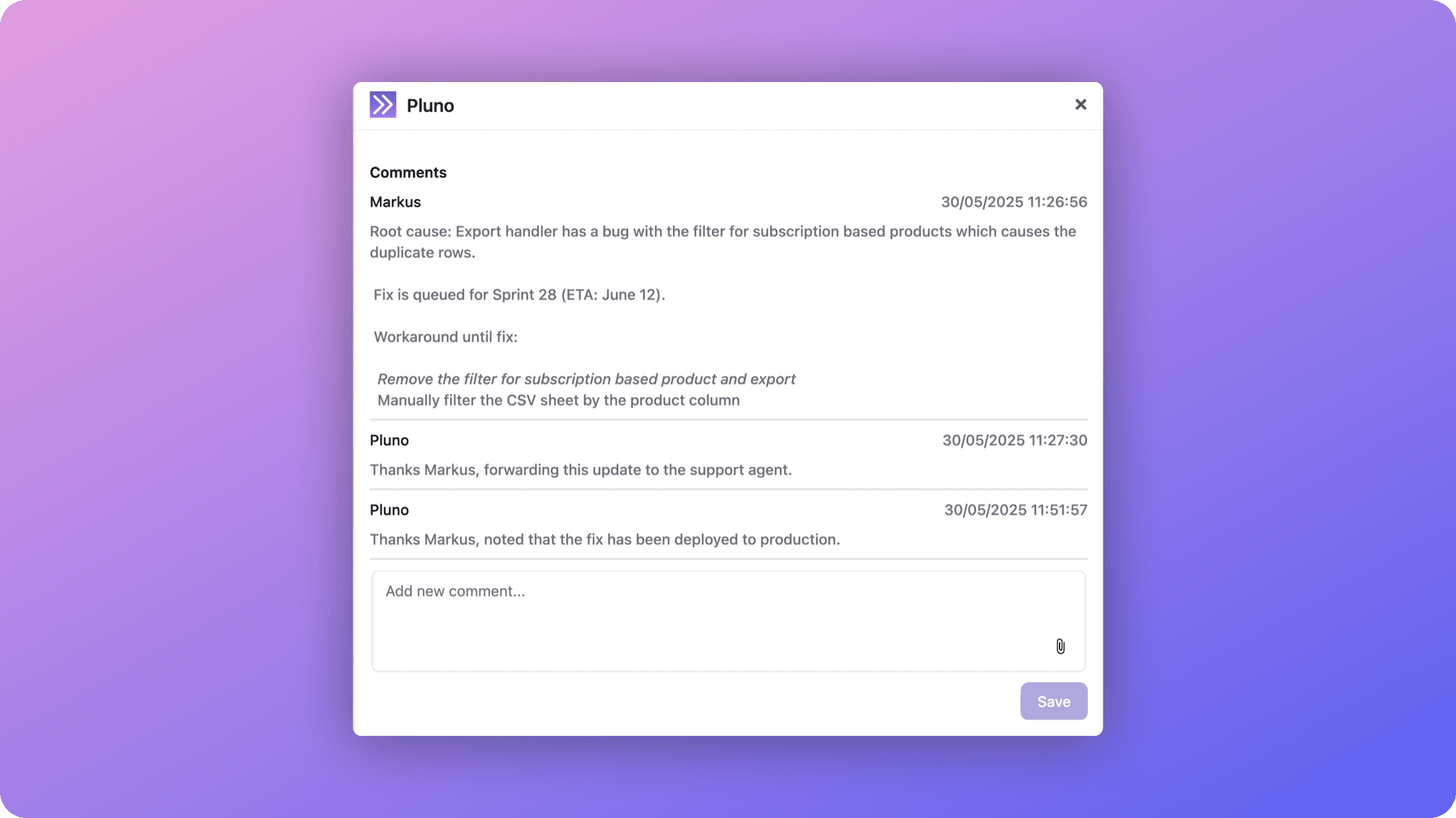 Jira Comments and Attachments in Zendesk