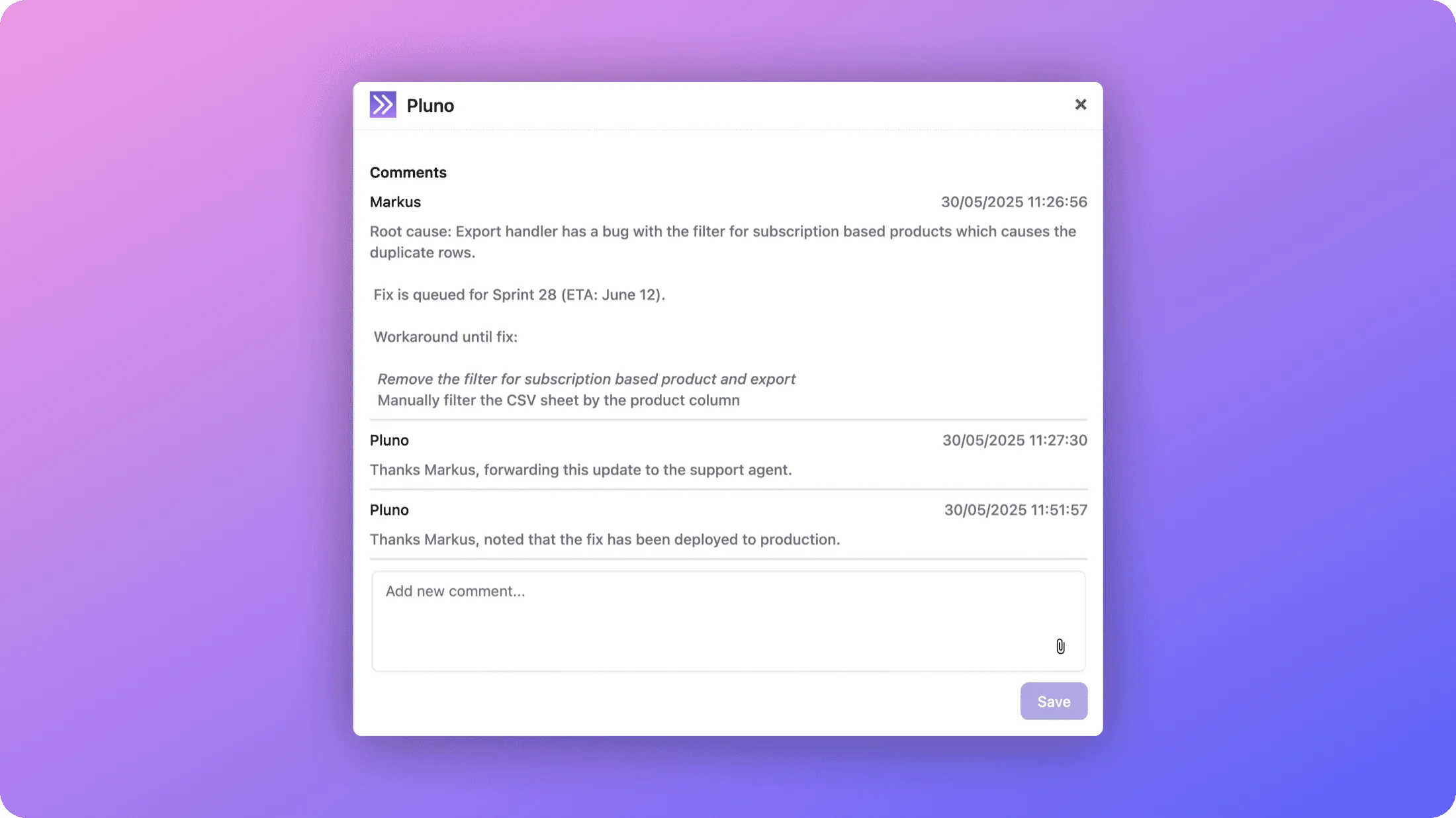 Jira Comments and Attachments in Zendesk