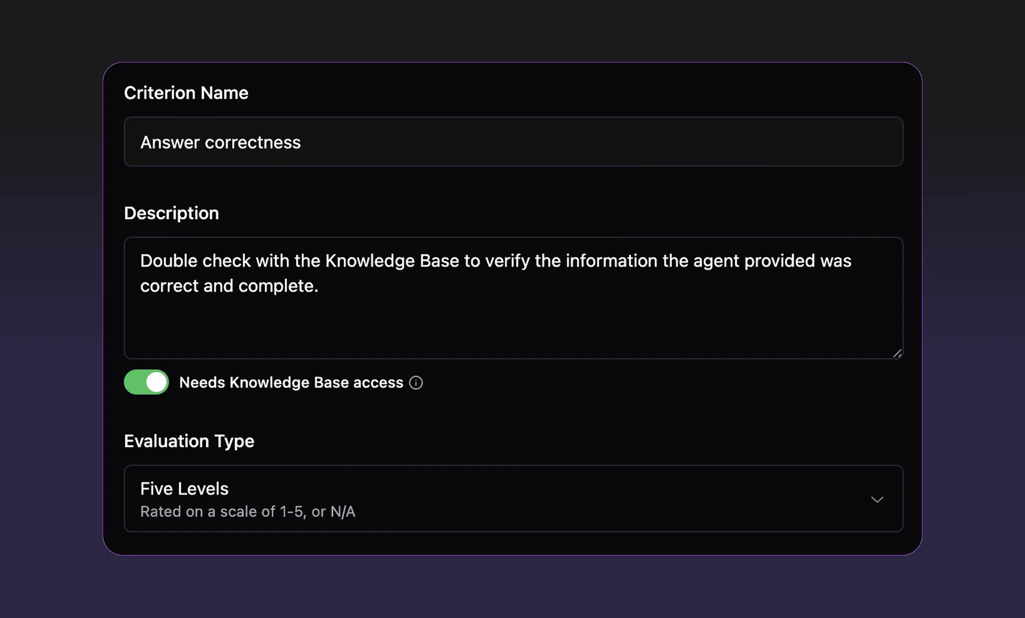 Ensure accurate answers from human agents with AI
