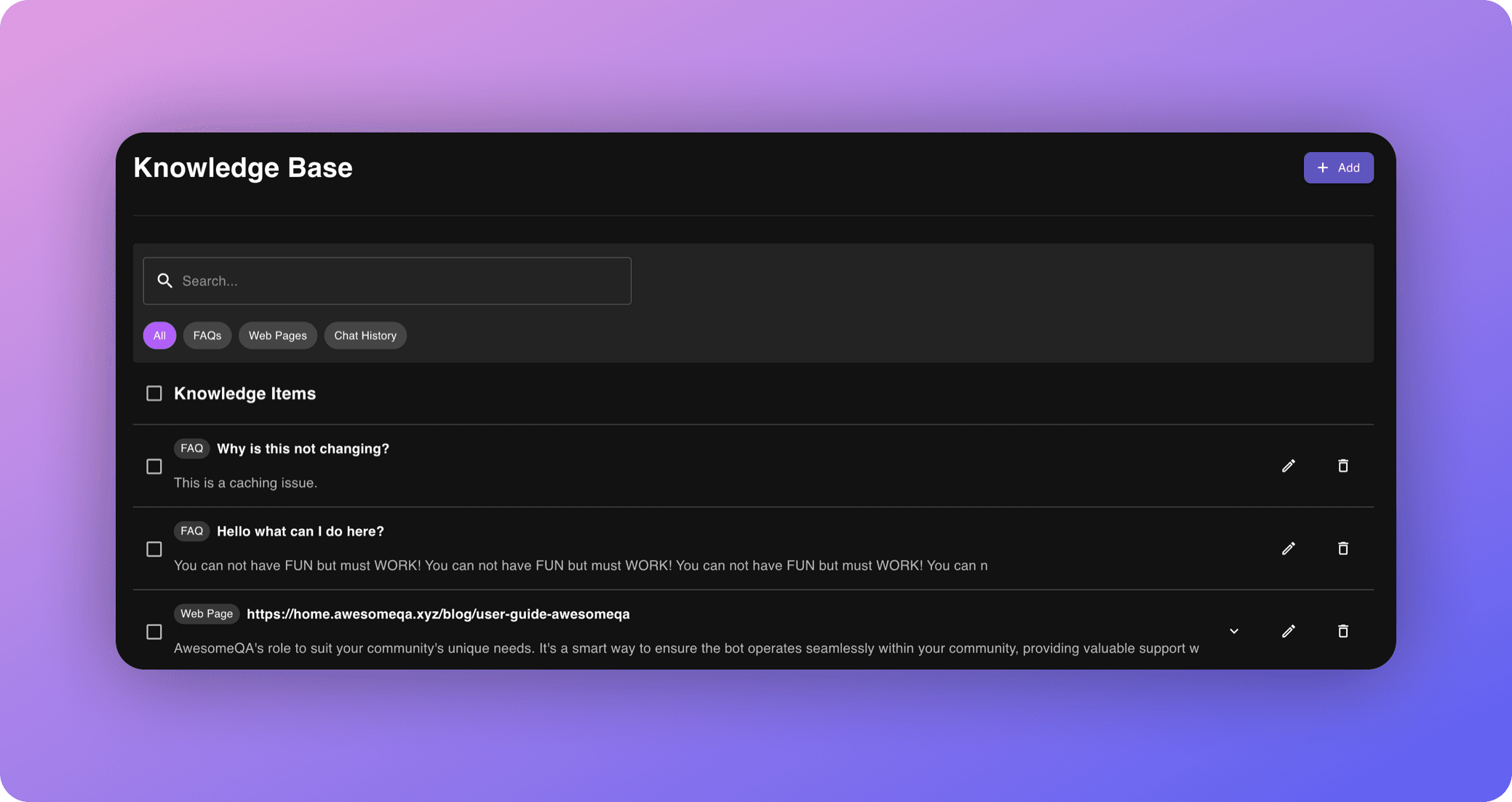 Introducing the Knowledge Hub