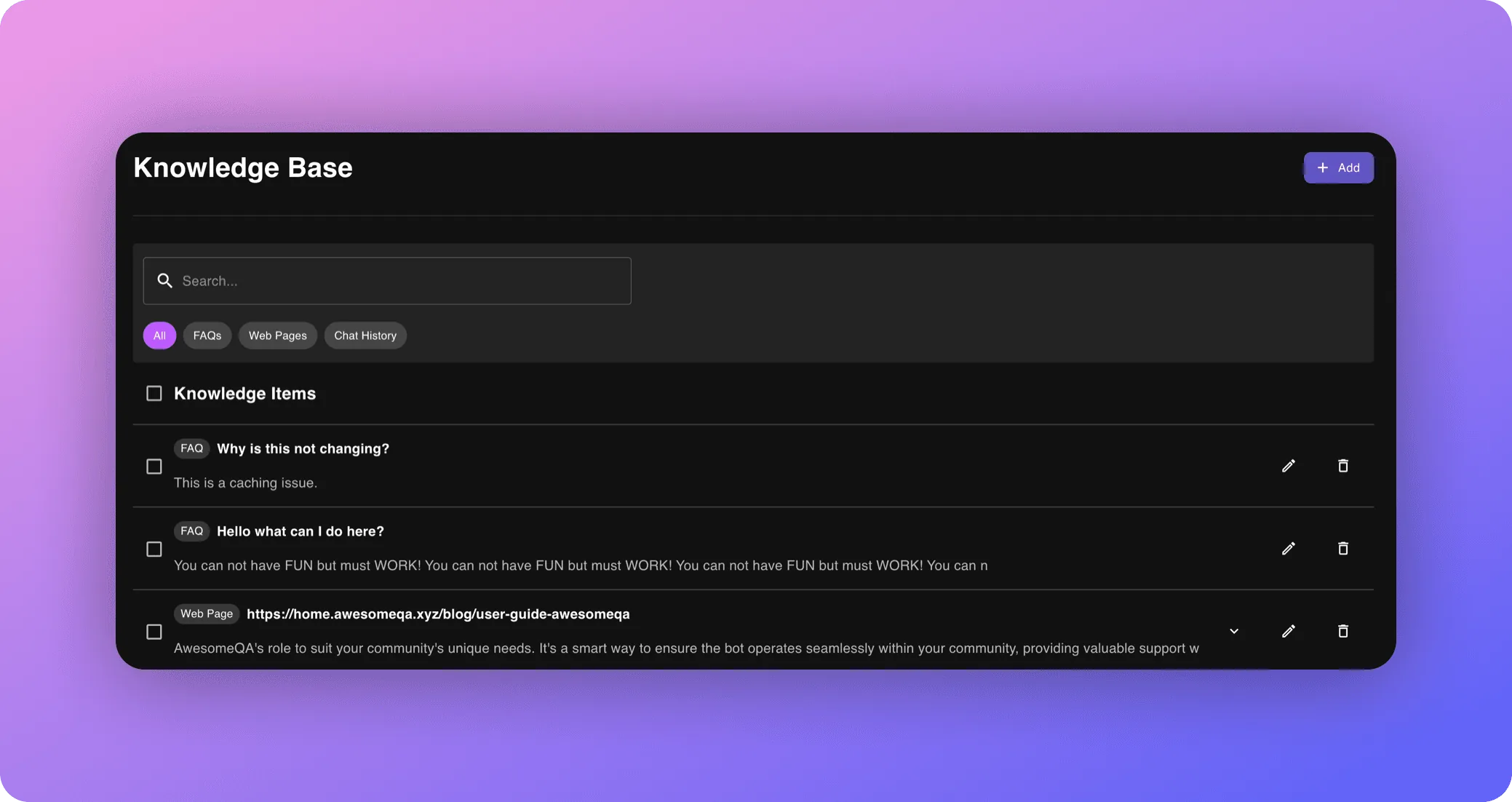 Introducing the Knowledge Hub